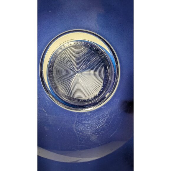 Pyrex 325 Blue Mixing Bowl 2.5L Glass Kitchenware Collectible Vintage - Picture 5 of 10